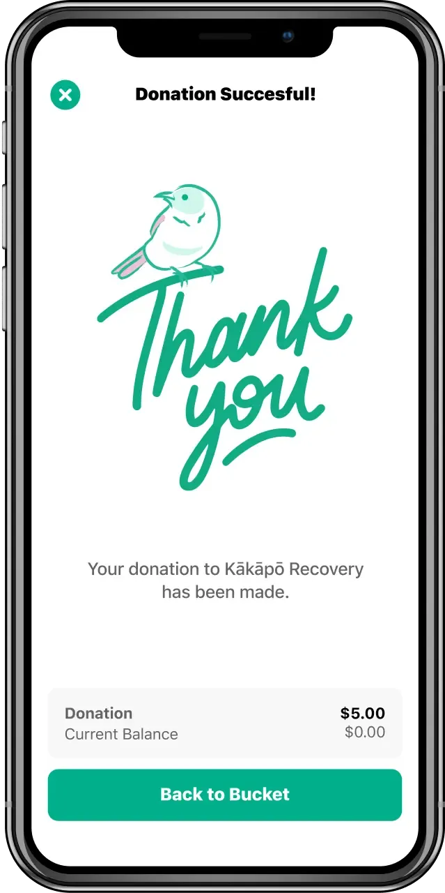 Bucket app projects list for discovering conservation efforts to fund