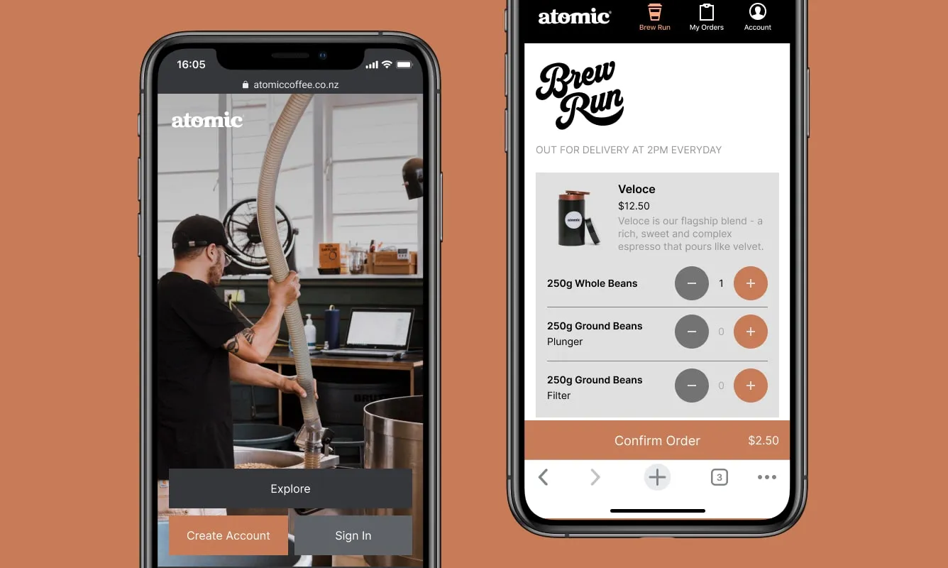 Brew Run by Atomic, PWA