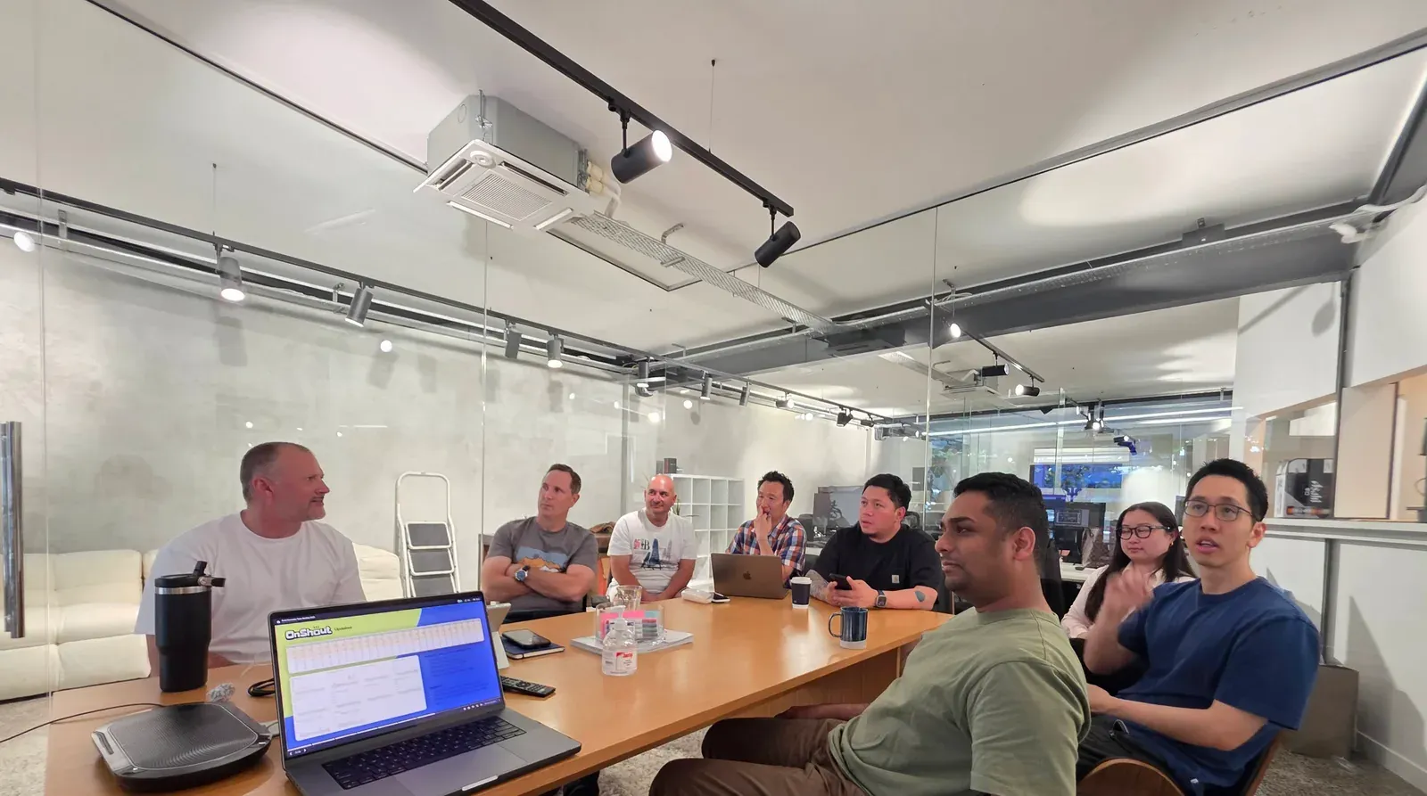 The Putti team reviewing business systems in a planning meeting