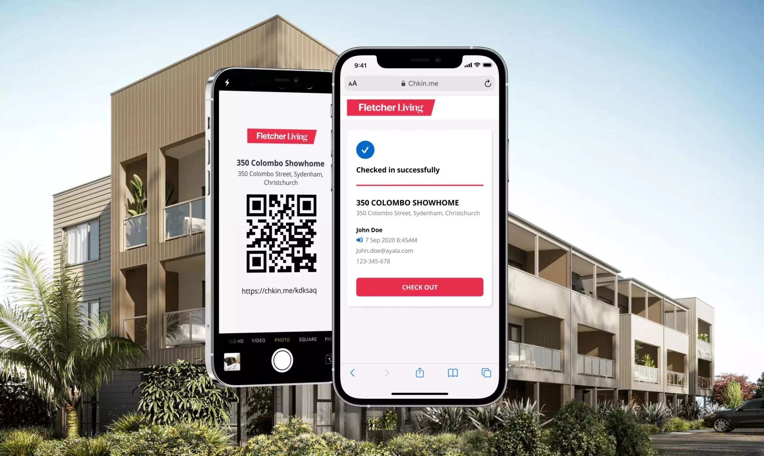 Fletcher Living, QR tracing